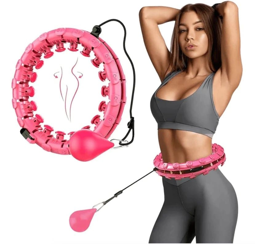 Adjustable Fitness Hoop – Detachable Massage Hoop for Abdominal & Waist Training, Weight Loss, and Home Gym Workouts